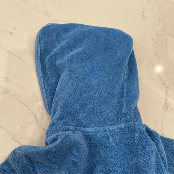 Juicy Couture blue terry cloth zip up hoodie with silver “J” - Picture 10 of 16